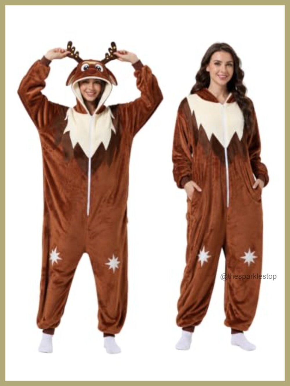 Soft Flannel Animal Onesie Pajama 3D Hood Costume